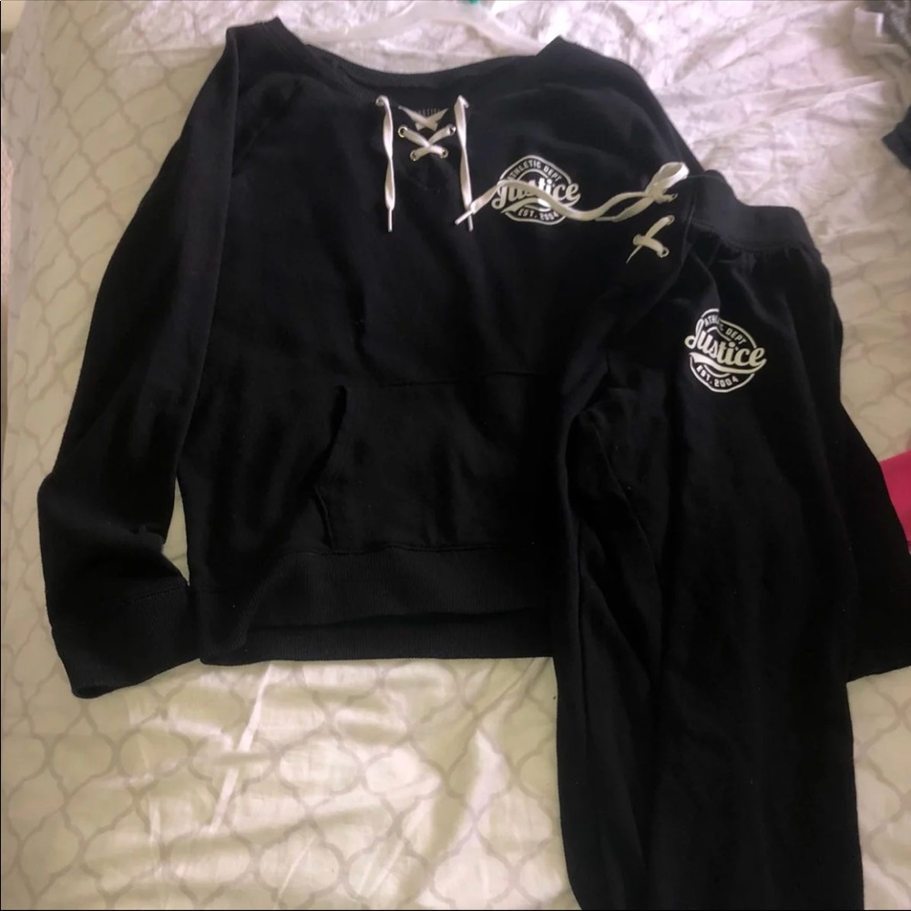 Justice jogging suit